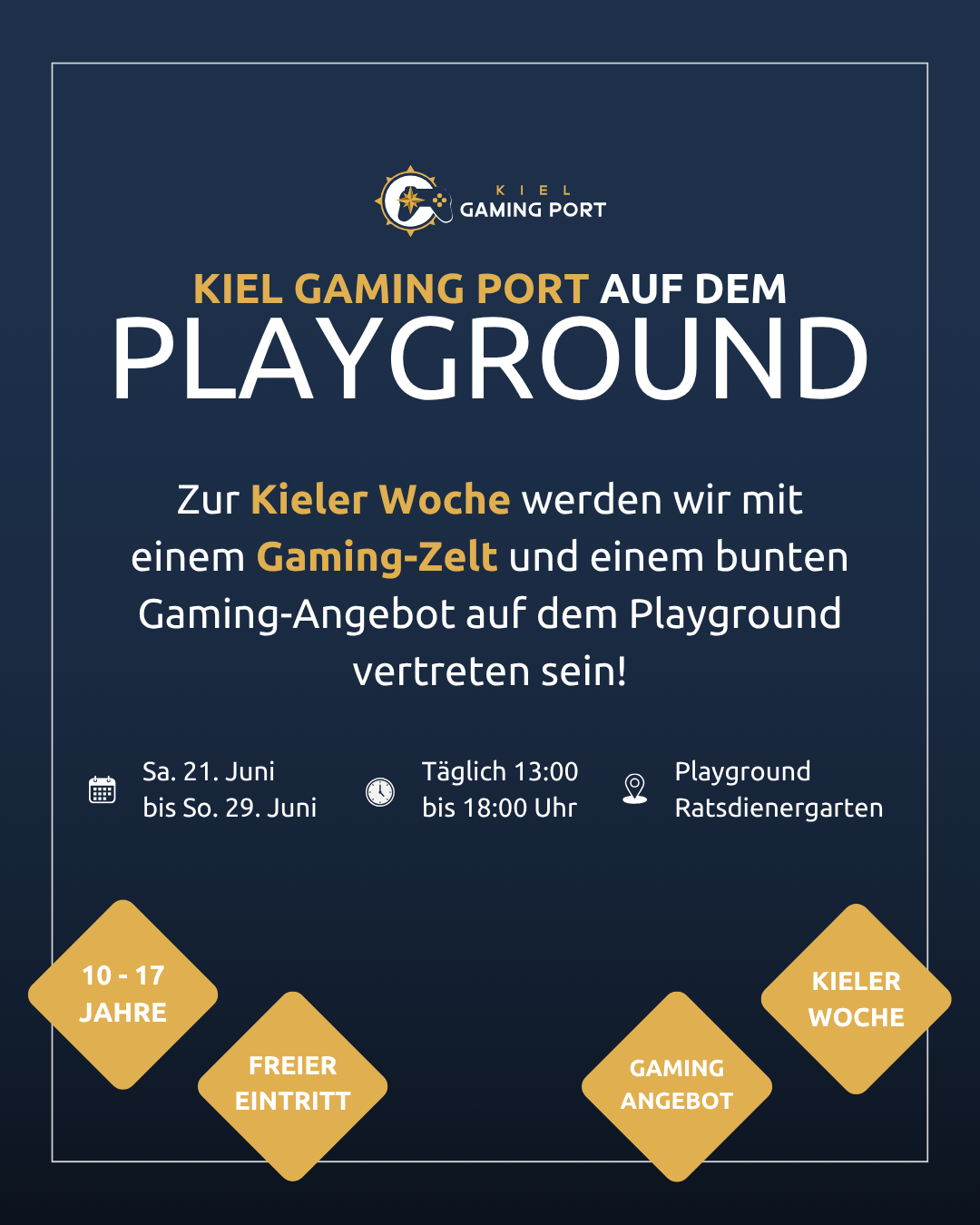 GAMING AUF DEM KIELER WOCHE PLAYGROUND